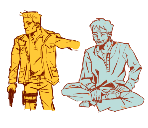 quick photo studies of endverse deancas bc i think of them way too much