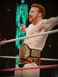 1994falloutboy:  Favorite pictures of Sheamus in his ring gear :3