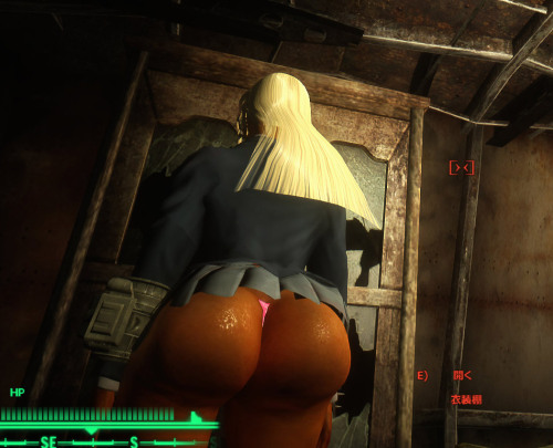 rebisdungeon:  Huge Booty Gyaru in FalloutRecently I install the famous MOD “Tales of Two Wastelands” in my Fallout:NV. It is so great..　I can go to Capital Wasteland in NV game!For it, I use a new character, made few months ago.Fallout with MOD