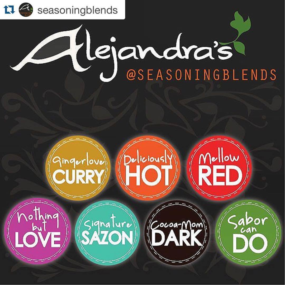 #Repost from my @seasoningblends. My lucky 7’s 🌟 Organic ingredients. No preservatives. No salt or sweeteners. All of our love. And lots of flavors from around the world. www.alejandrasnaturalfoods.com #Kosher #Paleo #GlutenFree #Vegan #SCD #MadeinLA...
