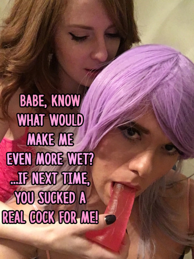 lil-slutty-tori:tgirlinthemirror:annabrighteyes:OMG new from @i-want-to-be-a-girl I’ll have my new bf come over. He’s really hung. You’ll love it.I&rsquo;d love to