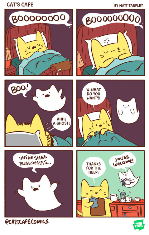 catscafecomics: An unexpected visitor…