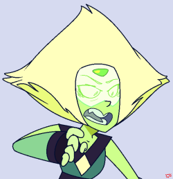 oneeyedsheep:when hot girls get in the way of your (genocidal) IT jobPeridot is kind of cute~