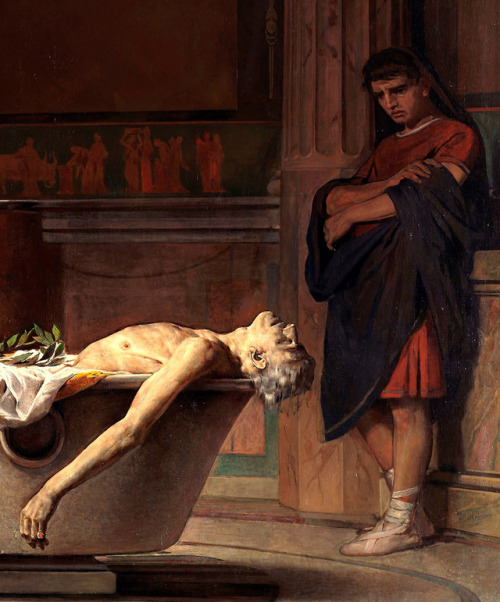 El suicidio de Séneca (The Death Of Seneca), 1871 - Manuel Domínguez Sánchez