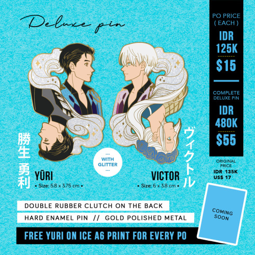 I rewatched YoI while designing this pin series and I gotta admit that I still can’t move on .