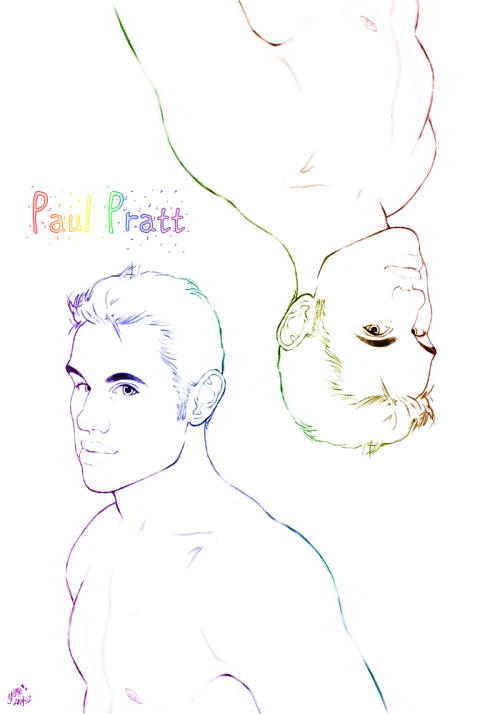ibrokemyheart:  Paul Pratt - WIP He’s such a babe. *u*