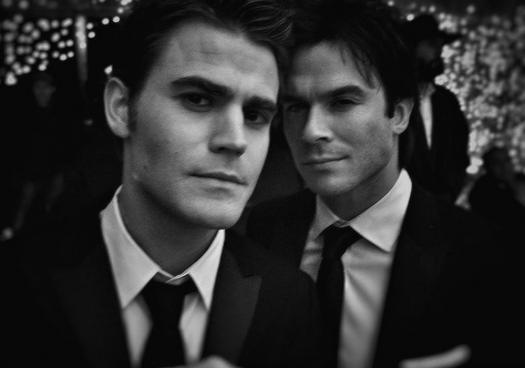 @iansomerhalder : Count down to the end starts now … with these two guys.