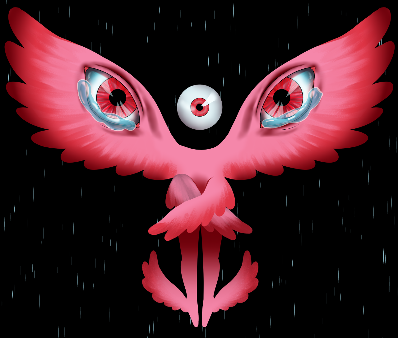 Angel #Angel#digital art#eye#object head#eyes#horror #for an artgame i was in