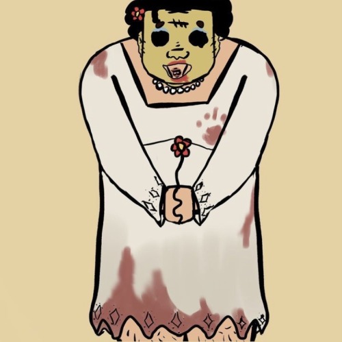 A Lazy Doodle Of Bubba In A Wedding Dress