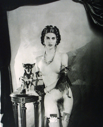 ohthentic:  julianahuxtable:  “[WO]MAN WITH DOG” // JOEL-PETER WITKIN, 1990 