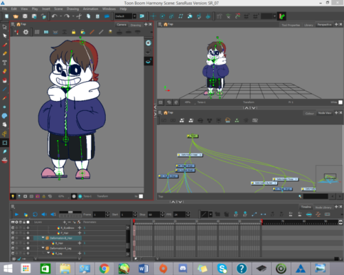 Completely set up Russ/Sans for the animation. Just need to work on Cry/Papyrus and start animating!