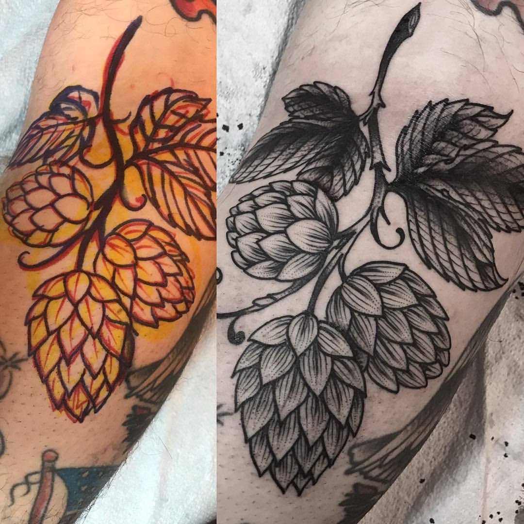 Azarja van der Veen on Twitter Beer hops tattoo tattoos tattooer beer  hops blackandgrey httpstcoqSPk7FEbhj httpstcoSUOD9Jap4E   Twitter