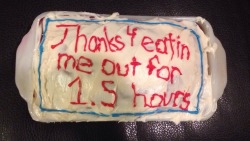 mydrippingcum:  iheartchaos:  I’m pretty sure that’s one well deserved cake.  I want this cake