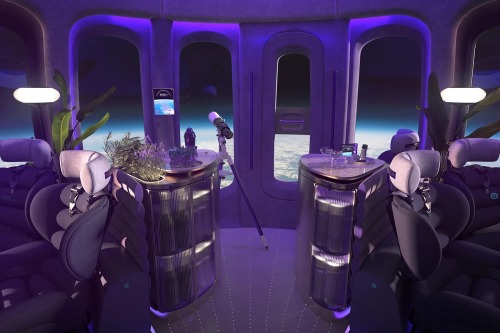 Spaceship Neptune’s “Space Lounge” Courtesy Space Perspective