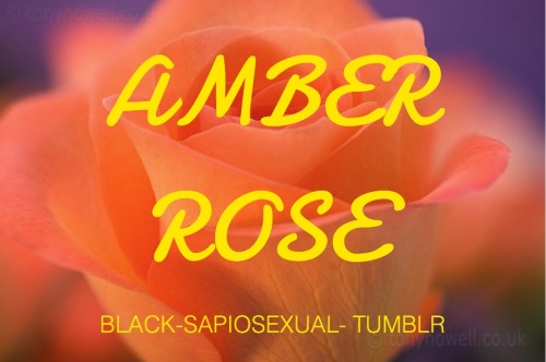 Porn black-sapiosexual:  The lovey Amber Rose. photos