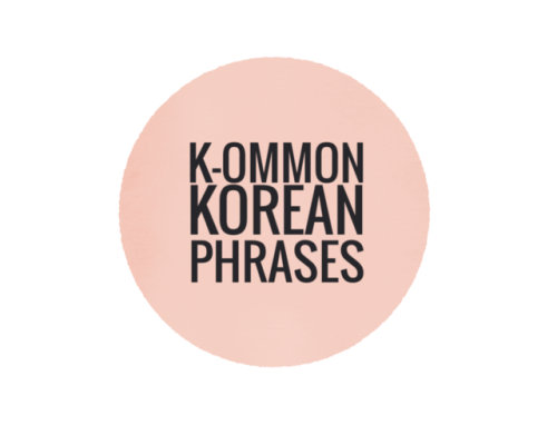 studykorean101: K-OMMON KOREAN PHRASESHi all! I hope you’re having a splendid start to your summer! 