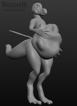 weasselk:My first 3D vore model which I made