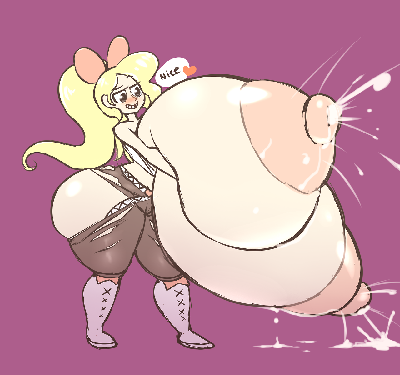 metachoke: A lil sketch trade I did with @nsfwangstrom a while ago drew his Gloria