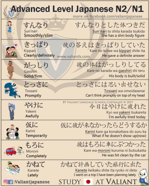 Useful Intermediate/Advanced level Japanese More on www.instagram.com/valiantjapanese