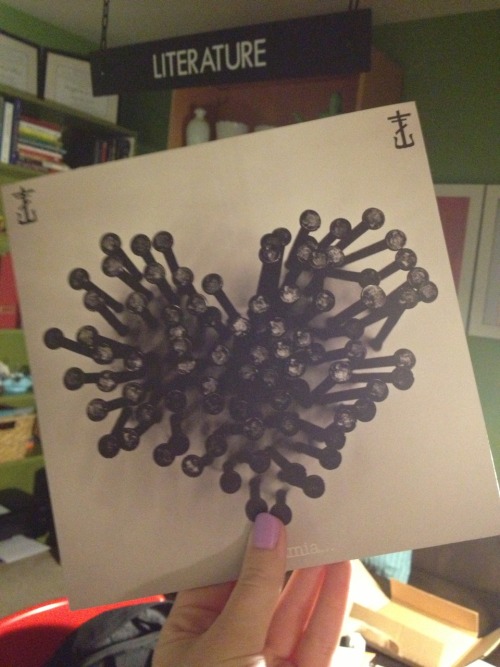 lnthevegaslights:Frank Iero’s limited edition vinyl For Jamia… Signed and #76.