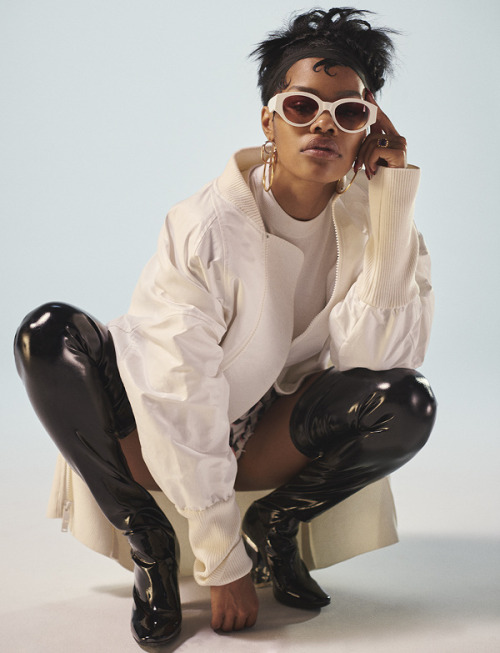 sinnamonscouture: Teyana Taylor Wonderland Magazine Winter 2016 Editorial Images by Antoine Harinthe