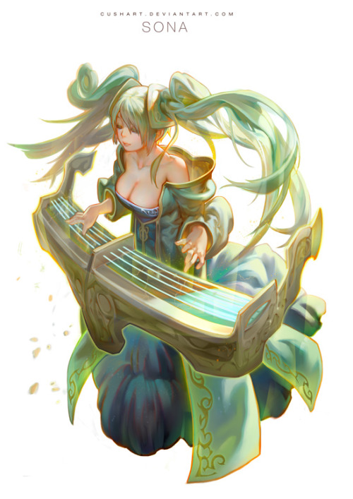 oozeling1:  League Of Legends - Missfortune, league of legends- Sona, League Of Legends - Ahri by Cushart