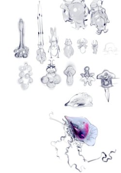 alien concept sketches  TwitterPatreon PrismBlush