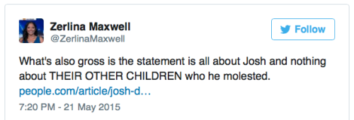 aberdeen:sea–swallowme:micdotcom:The Duggars’ focus on Josh’s “mistakes” and not their daughters is 