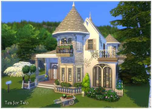 Tea for TwoA romantic little home for a couple of lovers. No CC, playtested and fully furnished. Mov