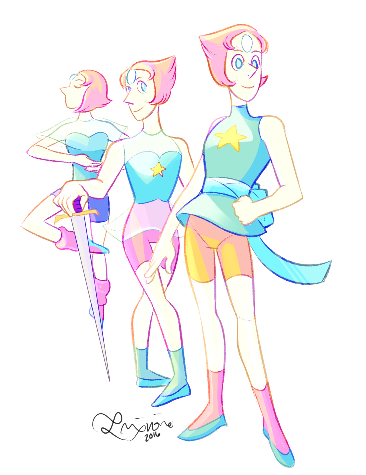 aesart:  my fave thing ever is watching Pearl’s outfits become more and more practical