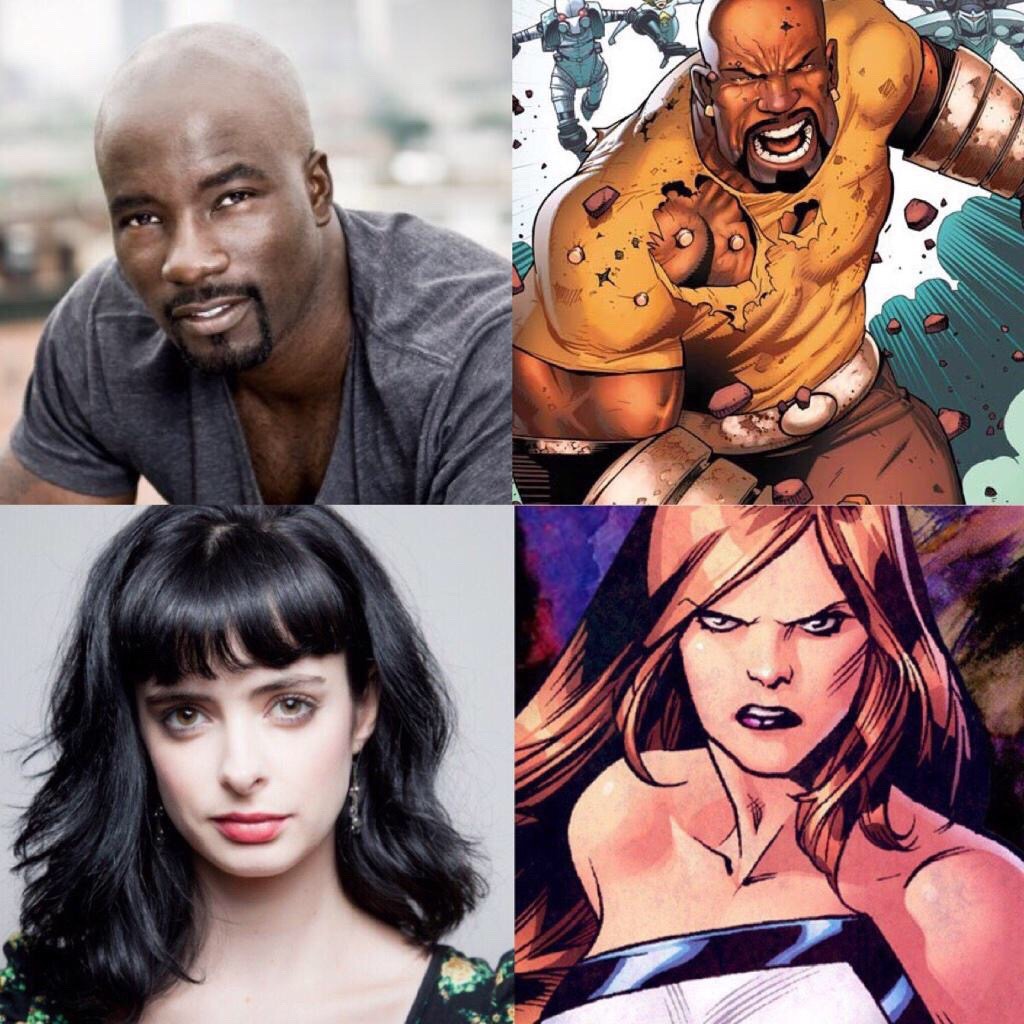 rclement4:  @SuperheroFeed: LUKE CAGE and JESSICA JONES officially cast! Here they