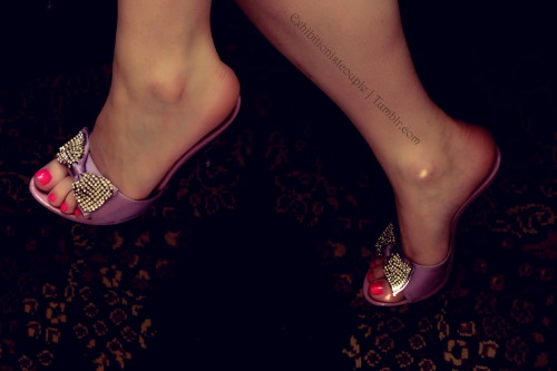exhibitionistcouple:  my Legs on my “dolly” shoes :) [Set ½]