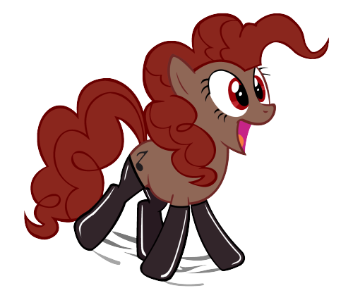 boomboxpegasuspony:  Gah! Curse you boredom! >_>  Ha that cute dude, now I is Kinkie Pie.