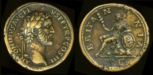 ancientpeoples:Coin of Antoninus Pius 140-144 ADRoman Imperial(Source: The British Museum)