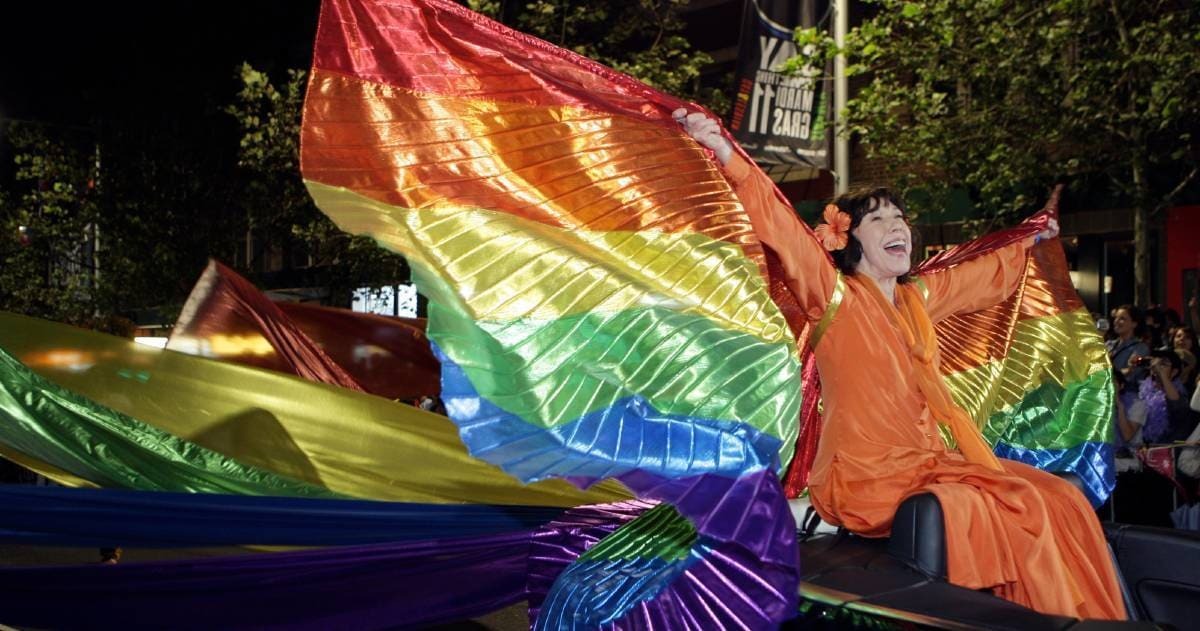 janecurtin: Lily Tomlin at the 2011 Sydney Gay &amp; Lesbian Mardi Gras Parade