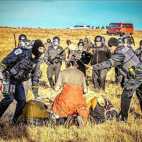 @Regrann_App from @copwatch_nyc_cpu  -  @devo_on_the_go -  STANDING ROCK, North Dakota &ndash; T