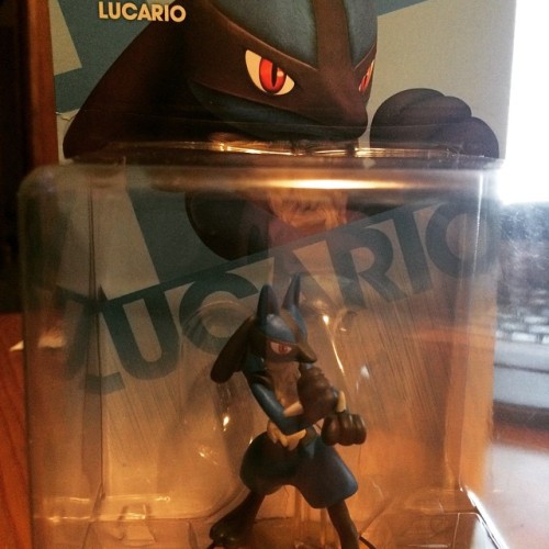 Wifey nabbed this for me while I was at work - winning! #geekswife #amiibo #Nintendo #Lucario