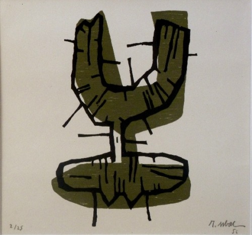 Raoul Ubac [Belgian/French, 1910-1985]Bois gravé, 1956