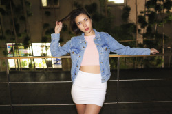 americanapparel:  Alice in the Denim Jacket. November, 2014.