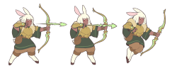 red-winged-angel:  Here’s some examples of how the sprites should look in game when pieced together &lt;3 The idea is that the arms will track the mouse and animate separately from the body, firing arrows as you click to draw back and release to fire.