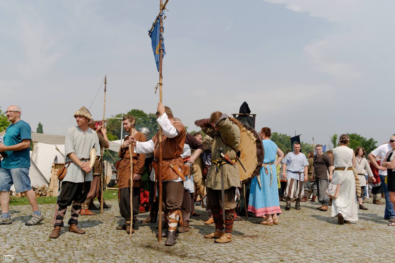 lamus-dworski:   Early medieval Slavs, and guests. Photos taken during an annual