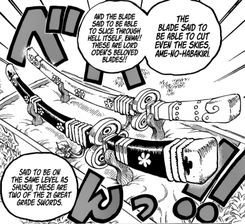 Zoro uses Enma  Zoro uses Enma Enma is one of the 21 Great Grade