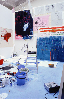 thatmodelgirl:  sassyqueenofberlin:  Exorcism of the Last Painting I Ever Made - Tracey Emin.I don’t even care that my love of her is cliched and her work is, “unoriginal”, “copied” and “boring”. I think her work is brilliant and, in my
