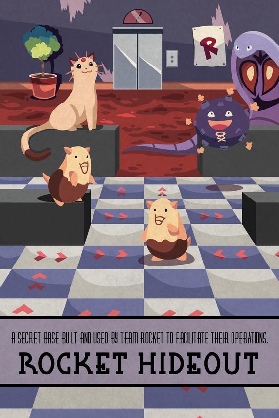 retrogamingblog:  Pokemon Travel Posters made by PoriPori
