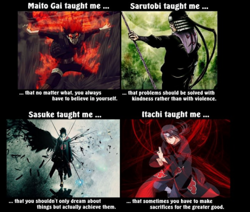 uchiha-mukuro:  What Naruto taught us.  :’)  thank you Kishimoto for such an inspiring animesource: 9gag