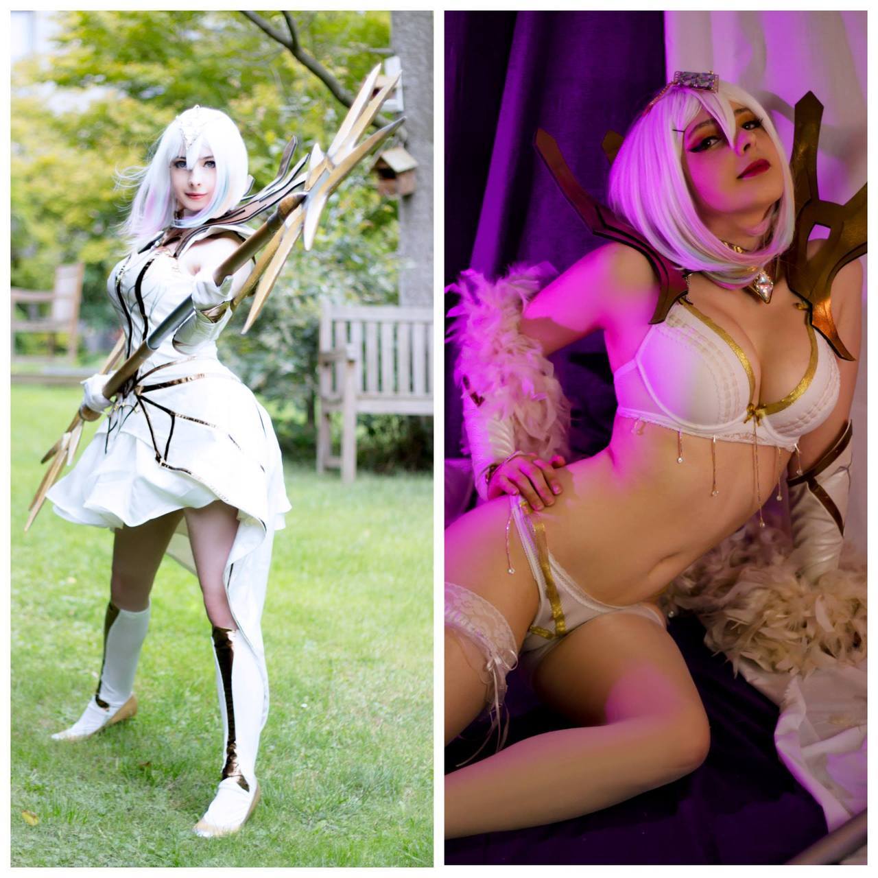 love-cosplaygirls:  [SELF] My Light Elementalist cosplay from League of Legends and