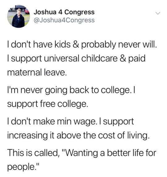 liberalsarecool:The Left has empathy. The right has self-interest.