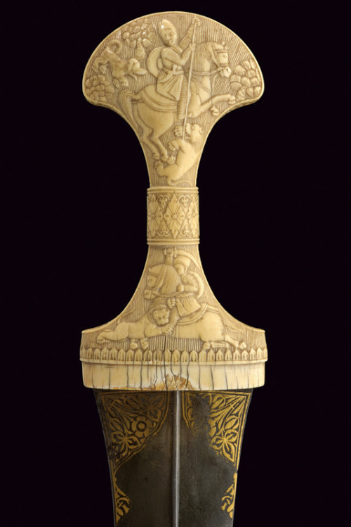 art-of-swords:Jambiya DaggerDated: 18th centuryCulture: PersianMeasurements: overall length 42 cmThe