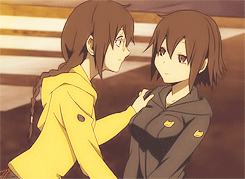  Kururi &amp; Mairu Orihara “Then have you heard that Izaya has little sisters?