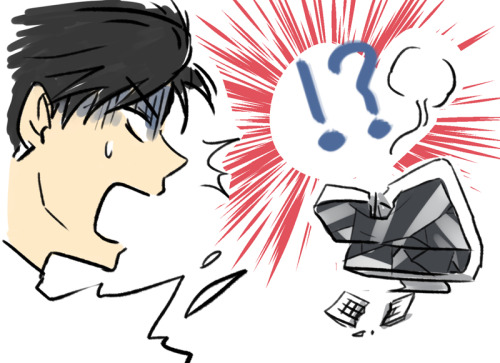 piggyhoho:If Nozaki-kun chooses to draw his manga on a computer.